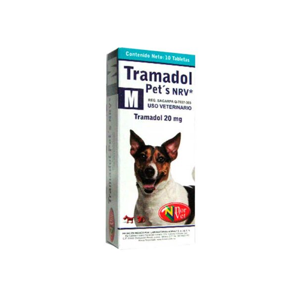 Tramadol PEt's tabletas para perro mediano