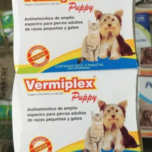 Vermiplex puppy tabletas